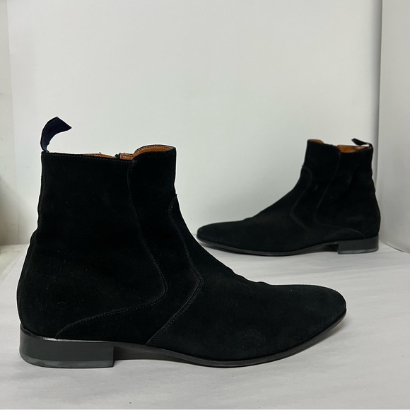 Alberto Guardiani Suede Ankle Chelsea Boots Made in Italy Size 44 - Picture 1 of 11